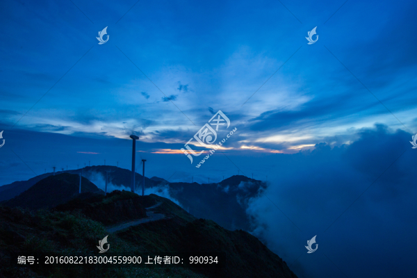 云海,云霧,日出