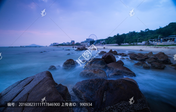 沙扒,海景,慢門