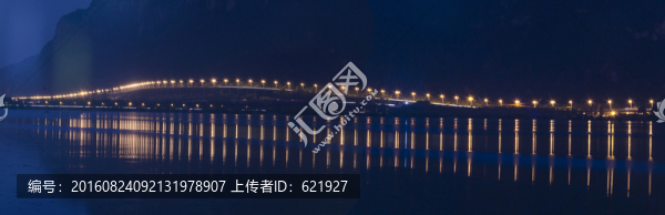 昆明高海公路高清全景夜景