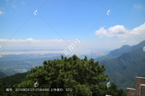 廬山含鄱口,遠(yuǎn)眺鄱陽湖
