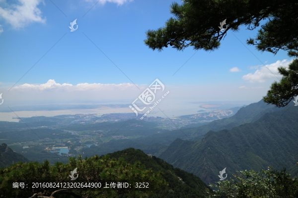 廬山含鄱口,遠眺鄱陽湖