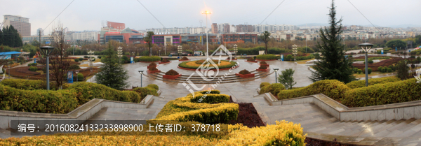 云南省曲靖市廖廊公園廣場