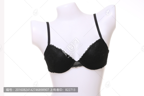 黑色文胸展示