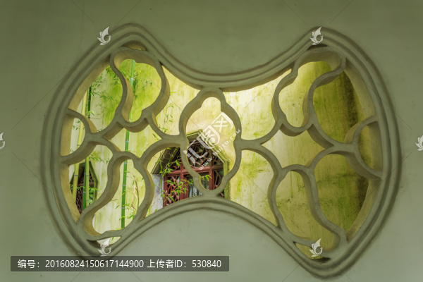中式園林窗戶