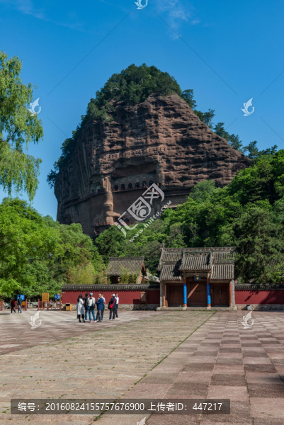 甘肅天水麥積山