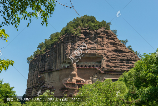 甘肅天水麥積山
