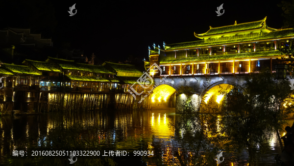 鳳凰古城,夜景