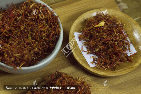 中藥紅花素材