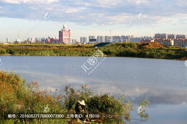 大慶,濕地,藍(lán)天