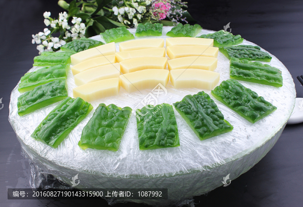 涼瓜刺身拼張槎筍