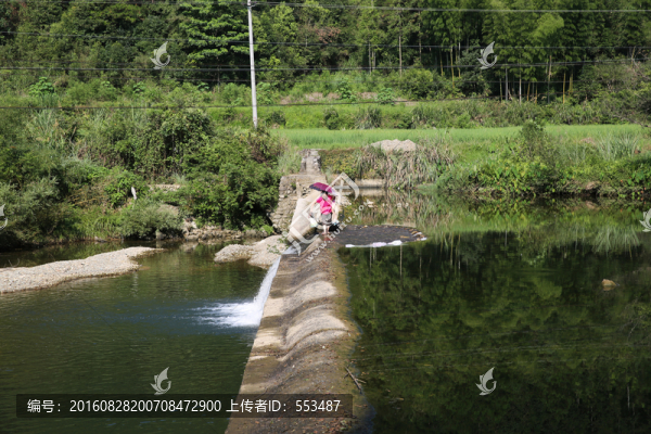 堰壩,水堰,水景,水利,行人