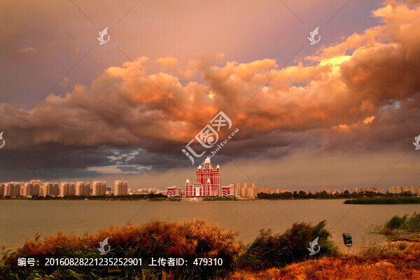 大慶,都市風(fēng)光,霞光
