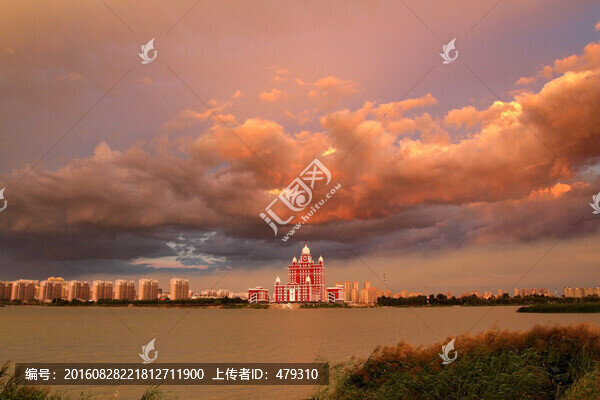 大慶,都市風(fēng)光,霞光