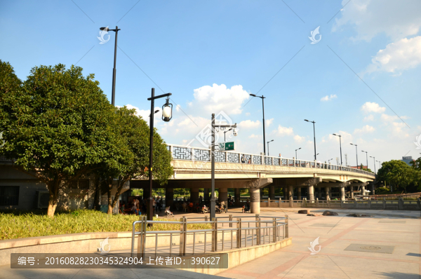 城市街景,大橋公園