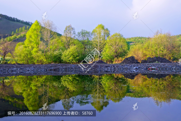 湖光山色景觀
