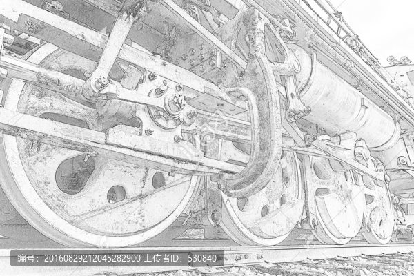老火車站線描