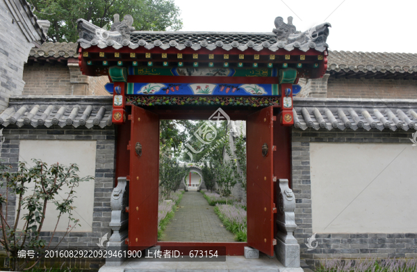 中式院門