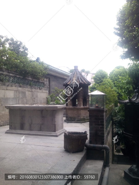 順德西山廟一角