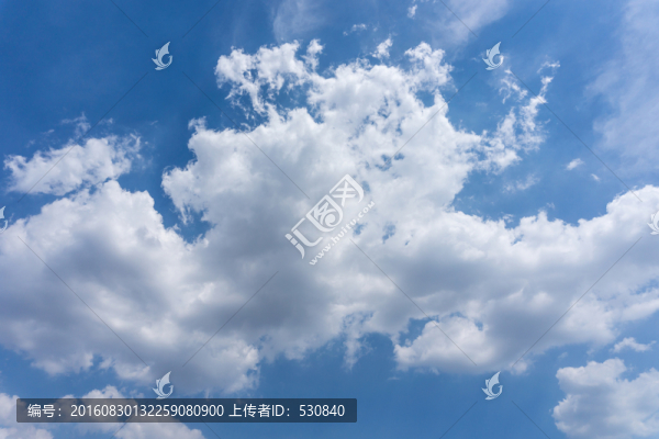 藍天白云