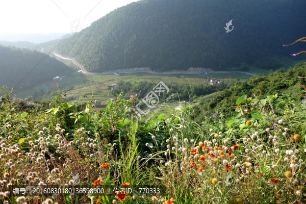 重慶武陵山景區(qū),盤山公路