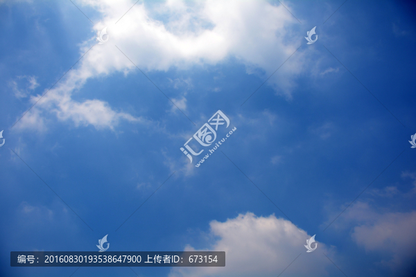藍天白云