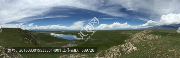 巴音布魯克九曲十八彎全景