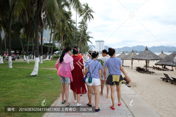 海濱漫步