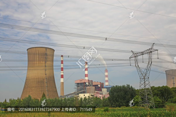 發(fā)電廠,輸電塔