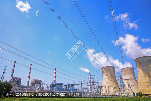 發(fā)電廠全景,高清大圖