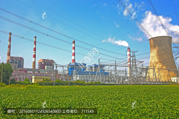 發(fā)電廠外景