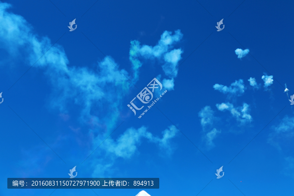 晴空中的煙花