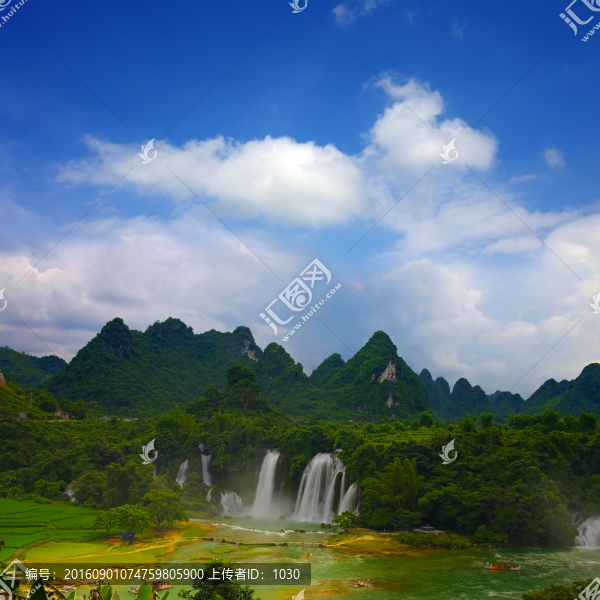 德天瀑布風(fēng)光