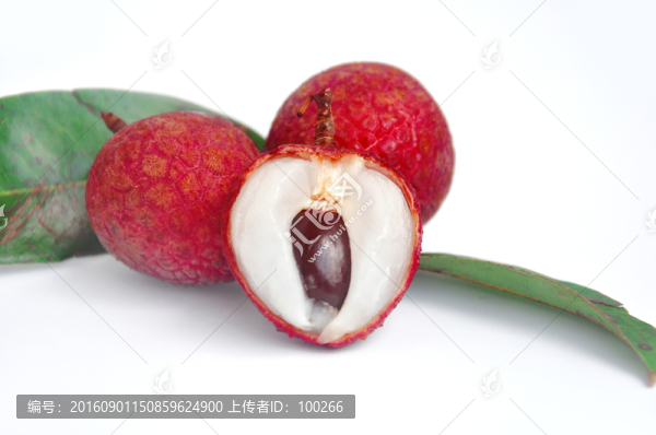 剝開的荔枝