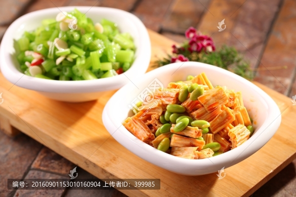 青豆腐竹杏仁芹菜