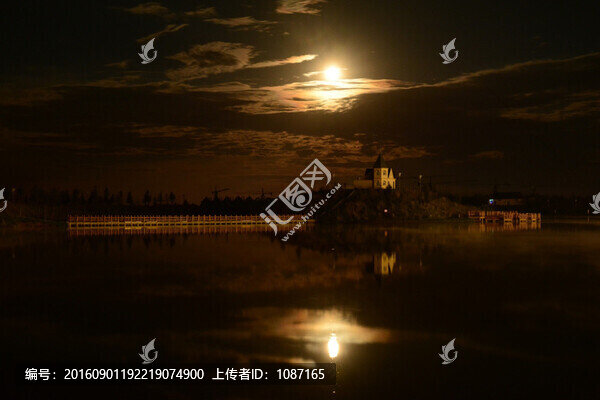 美麗的月色