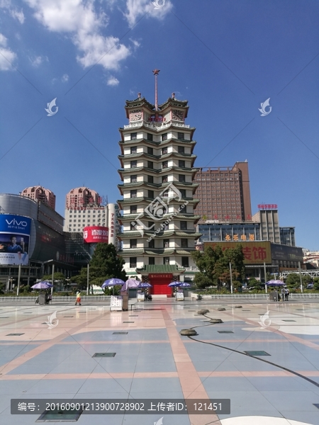 鄭州,二七廣場,地標,二七塔