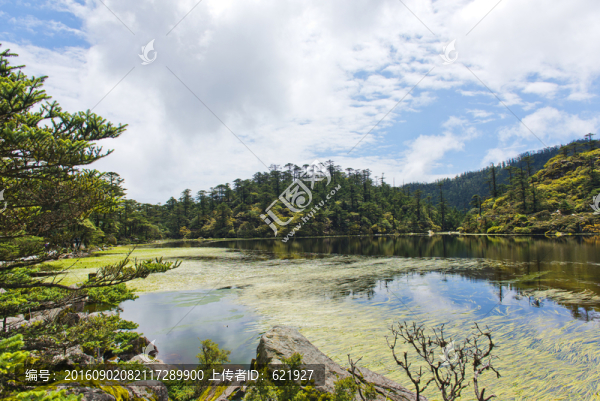螺髻山天然湖泊