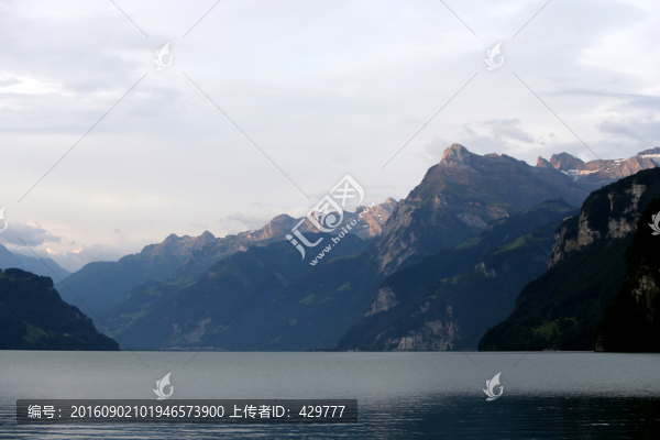 大山風景,,湖畔風景