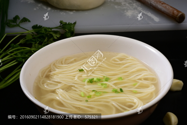 清湯面,素面