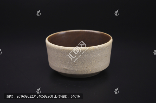 粗陶茶杯