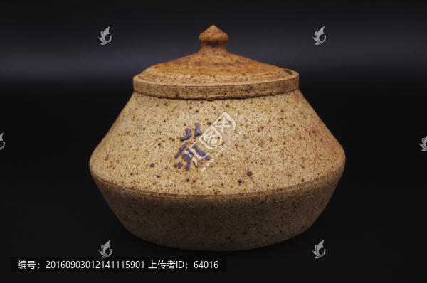 粗陶茶葉罐