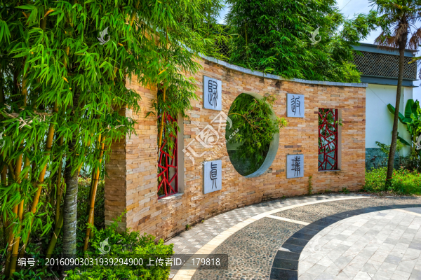 影壁,撫仙湖