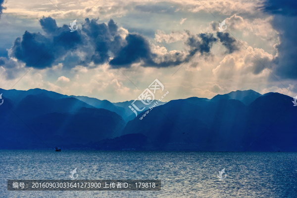 撫仙湖,云南風光