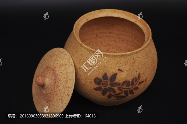 粗陶茶葉罐
