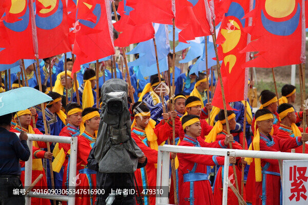彩旗,旗幟,蒙古族圖騰,內(nèi)蒙