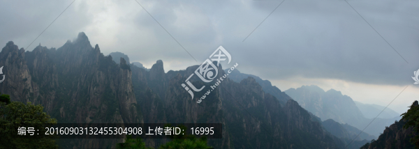黃山全景圖