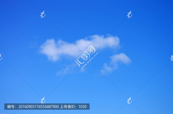 藍(lán)天,白云