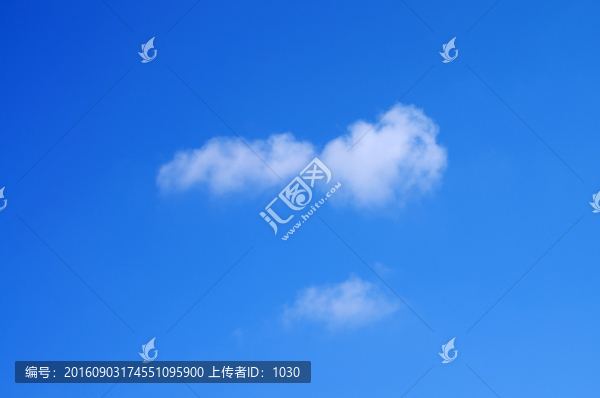 藍天,白云