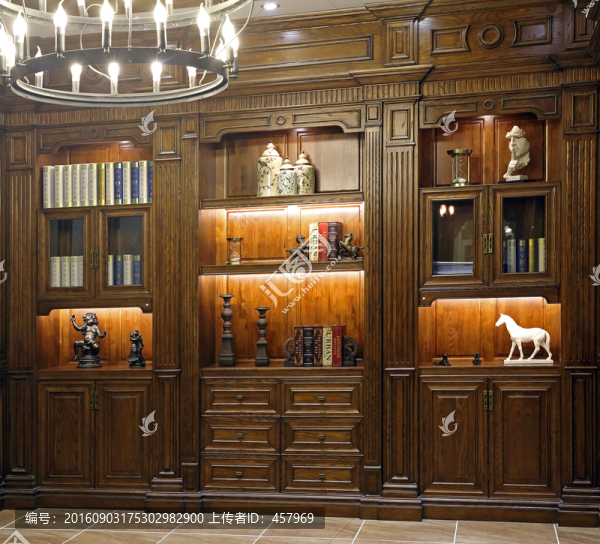實木書柜