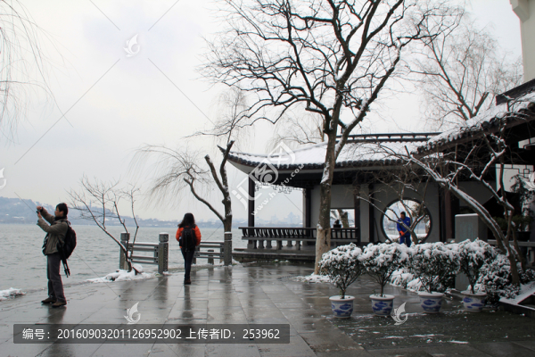 西湖雪